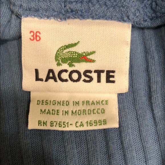 Long sleeve ribbed hooded Lacoste - Picture 2 of 8